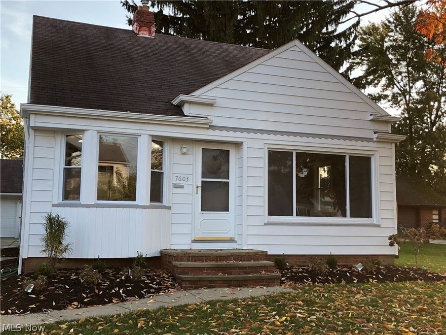 WOW WOW WOW!!  Newly remodeled Parma Gem with the sought after features you are looking for.  Walls have come down here to bring you the openness you desire.  All the finished flooring in the home is waterproof luxury vinyl.  New replacement vinyl windows have been installed.  Brand new kitchen with Quartz countertops, island and brand new stainless appliances!!!  Wait till you see the master bedroom.  Soaring beamed ceilings, exposed brick, a large walk-in closet and a huge private master bathroom.  Extra floored storage on each side is there for your storage needs as well. The basement has been newly finished to add additional recreation space.  Mechanically, the whole house has been re-wired and a new breaker box installed.  So much more, including a 2 car garage with opener and more.  MUST SEE and quickly...