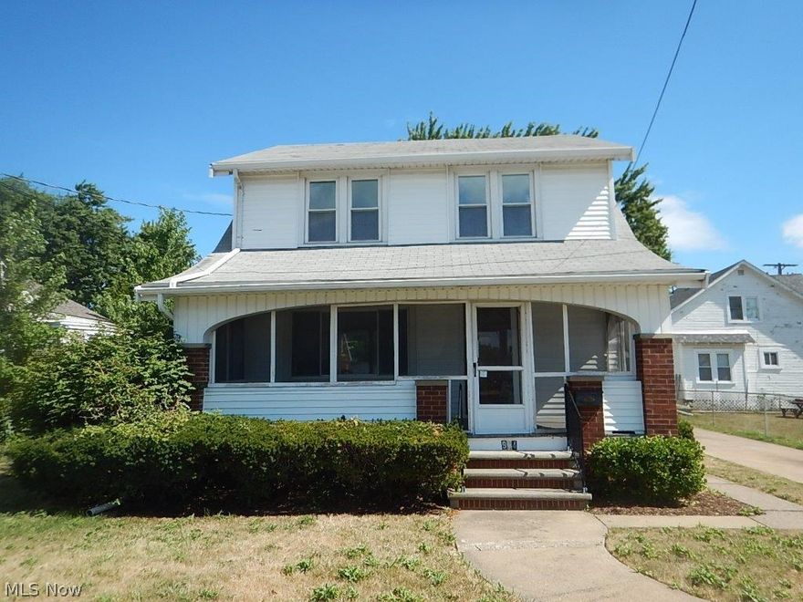 Great Opportunity with this well maintained Lorain Colonial. Your new home offers 3 bedrooms, a spacious bathroom, a formal Dining room and a quaint eating area in the kitchen. The detached 2 car garage has ample space for a workshop or mechanics garage. This jewel wont last long! This is a Fannie Mae HomePath property. Don't Delay.