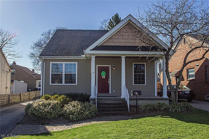 Rare find! Newer construction home(2001) nestled in amongst the old world charm that defines the Westpark neighborhood.  Featuring Oak flooring, Maple Schrock cabinets, and newer stainless steel appliances(2014-2016) - the kitchen truly is the heart of this home.  Nine foot ceilings give a spacious yet cozy feeling to the first floor, perfect for family get togethers.  Finished basement makes for a perfect rec room getaway.  Walk the dog or just take a stroll in nearby Tulard Park.  Great central location - be to Hopkins Airport in 10 minutes or Downtown in less than 15 minutes.  Home warranty included.  Nothing to do but move in and enjoy!