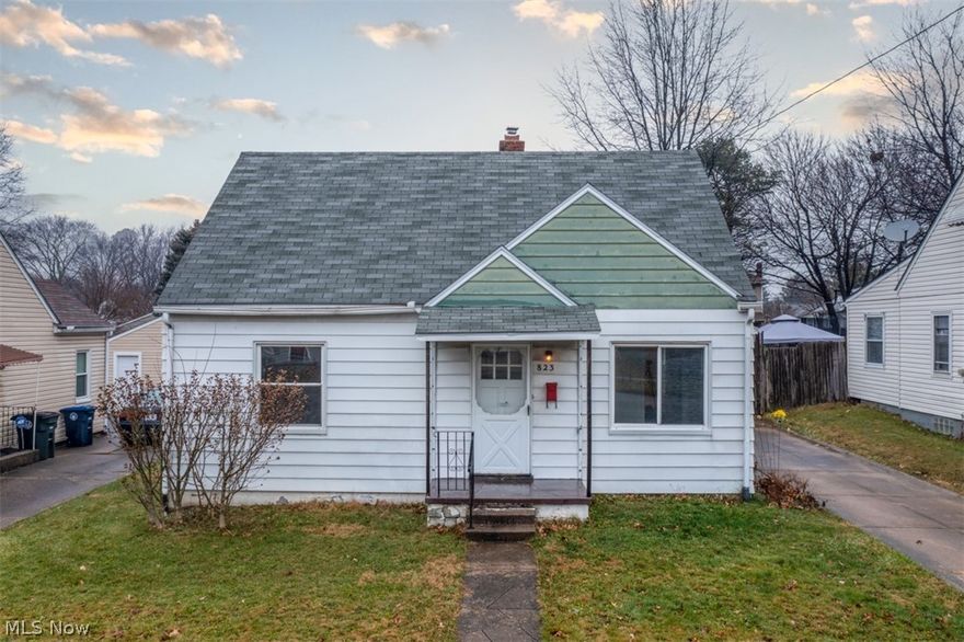 Great Cape Cod, newer carpet, freshly painted, newer windows with a generous basement for potential of more living space.  Upper level is a fabulous area for a third bedroom! Wonderful lot with fenced in yard for priviacy. This home has been well cared for and is move in ready!  Schedule your showing today!