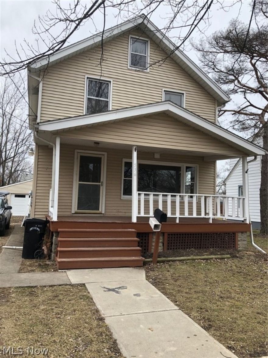 Elyria Colonial With Front Porch Greets You As You Enter! Loads Of Wood Woodwork Throughout and Wood Floors! Updated Kitchen and Bathroom! New Windows On First Floor, High Efficiency Furnace and Central Air! House Has Great Bones Just Needs Your Personal Touches!