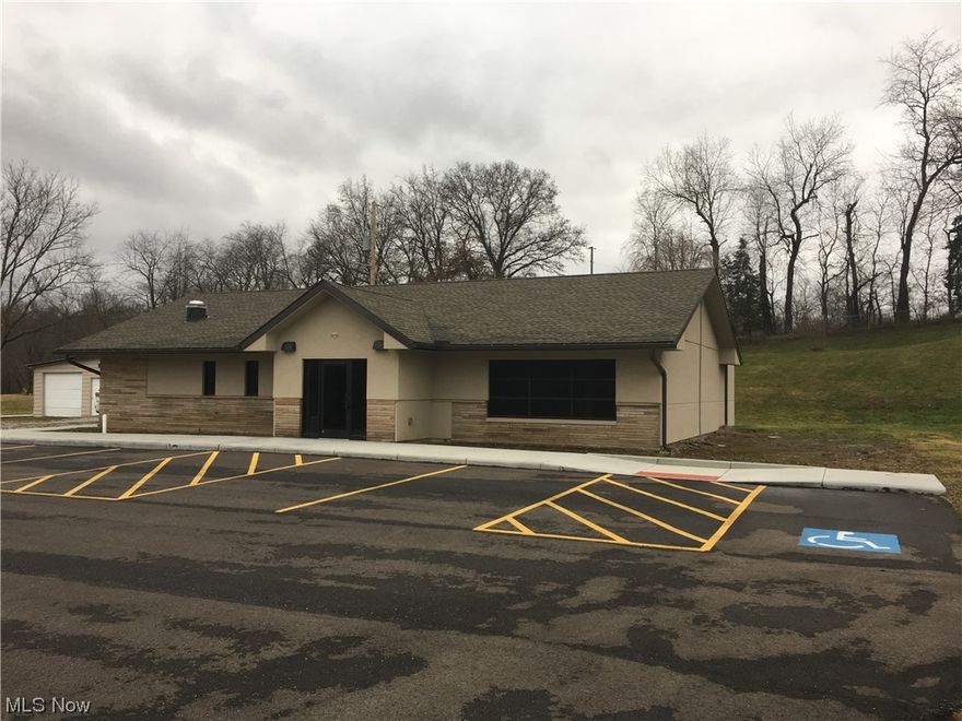 Located near Harrison County hospital, and currently built-out to serve as a state-of-the-art medical facility, this property has never been occupied. With a receptionist area connected to a large waiting room with a 1/2 bath. Other spaces within this property are a small kitchen, X-ray room, 2 offices, 1 nurses’ station, 5 medium exam rooms, 1 large exam/therapy room, and 2 more half baths. Newer asphalt parking for up to 26 spaces. As a bonus this property has a detached 34 x 42 garage that can serve as a great storage area.
This property can serve many business opportunities the way it is but with minor adjustments and can be the perfect place for any business. Floor plan included as supplemental