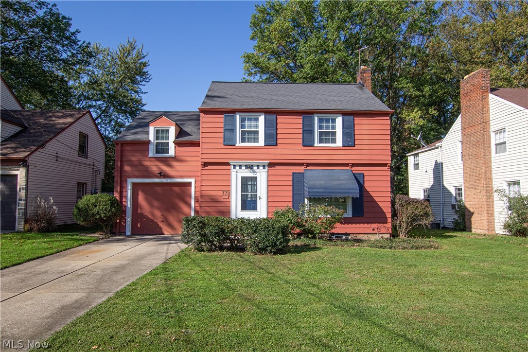 Welcome to 772 Quilliams Road! This Cleveland Heights home is BURSTING with updates. Notice refinished hardwood floors and fresh paint throughout the entire home, as well as completely updated electrical work with new panels and GCCI outlets installed. Step inside to a bright living room with new recessed lighting, beautiful built-ins, and a refreshed mantle. Continue into the dining area, with updated lighting and a new glass sliding door with access to the sunroom. The kitchen features new cabinets, a new faucet and sink, new counters, new flooring, and a new dishwasher and mounted microwave. Upstairs, discover three generously sized bedrooms sharing a full bathroom with newer vanity and flooring. The basement offers a half bath, laundry facilities, and extra storage. A new garage door will be installed prior to closing. Outside, the deep backyard has been professionally landscaped and is lined with mature trees, perfect for relaxing or entertaining. New exterior motion lights and po