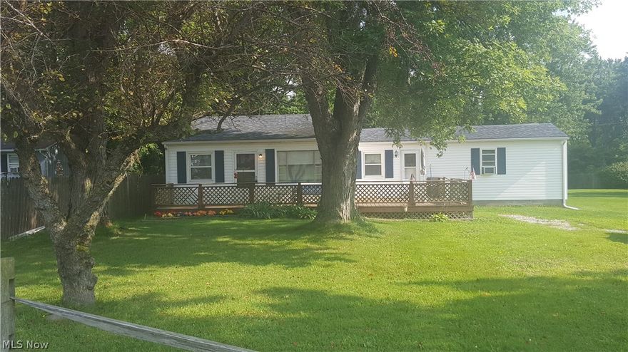 Hurry this one won't last! 3 bedroom 2 full bath ranch on 4 acres.  This home has a split plan with the master suite on one side of the home with its own bathroom, and two additional bedrooms on the other side of the living room with another full bathroom. The property is beautiful and the potential is endless, plenty of room to add outbuildings or whatever you want. This home has double hung vinyl windows, roof and vinyl siding done in 2007, Hot Water tank replaced in 2014, Furnace around 10-13 years old. This is a possible short sale