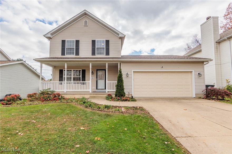 This charming colonial home features 3 bedrooms and 1.5 bathrooms, offering a comfortable and functional layout. The spacious kitchen is equipped with stainless steel appliances and has sliding doors that open to a large back deck, built in 2019, which provides a perfect spot for outdoor relaxation while overlooking the expansive backyard. The house has several updates that enhance its appeal and functionality, including a new roof (2020) and an updated A/C (2021). The original furnace remains in place, providing reliable heating. The garage door was replaced in 2023, adding to the home’s curb appeal. Inside, the house has been freshly painted, giving it a bright, modern feel. The living room features hardwood floors updated in 2018, contributing warmth and character. With these updates and its inviting colonial style, this home offers both charm and modern comfort in a well-maintained package.