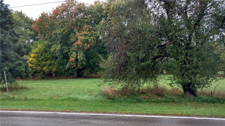 2 lots for a total of 10.785 acres.  Total frontage is 276 feet.  Lot 03-A-004-0-00-015-0 is 10.085 zoned agricultural with a large 64x32 out building.  Building has a concrete floor, 3 garage doors, office space and a bathroom.  Some repair needed.  Water well filled in.  Holding tank for septic.  Lot also has a leased gas well and some older nursery stock.  Nursery stock transfers with property.  Lot 03-A-004-0-00-018-0 is 0.7 acres zoned residential.  Being sold AS IS.