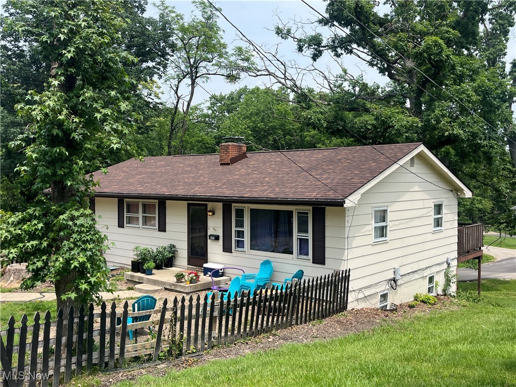 Brand New Roof May 2025-Super North-End Ranch on Corner Lot in West Muskingum Schools! Discover this well-maintained home-New Air Conditioning 2024, also features spacious living room offers plenty of natural light, opening into custom cherry kitchen boasts built-in with many cabinets & fully applianced, all conveniently connected to dining room which opens to deck overlooking neighborhood. Main floor features three comfortable bedrooms and a full bath, while the finished basement provides additional living space with a family room with fireplace, an extra bath, and a laundry room. This home also includes a two car attached garage, private driveway for added convenience. Enjoy the perfect blend of comfort and functionality in this move-in ready home. Schedule your showing today!