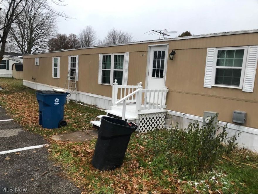 Completely rehabbed mobile home ready to move right in! Vinyl plank flooring, recessed lighting, freshly painted inside and outside (owner finishing the outside). Stainless steel appliances include french door refrigerator and electric glass top range oven. New cabinets and counters ready for your finishing touches. Washer and dryer already in unit along with new doors and hardware, replacement vinyl windows, and a beautiful all new bathroom. 
You won't find a cleaner mobile home at this price range right now, why are you still thinking about it? Call your favorite Realtor today and schedule your personal showing! 
The park offers a newer playground for kids, a great looking pool for those hot summer days, and a nice little park to take a stroll. 
Easily accessibly from either interstate 90 or 480. Withing 10 min drive to grocery stores, gas stations, and Elyria's night life. 

Pick up a park application at the main office on their porch if no more are in the mobile home and their