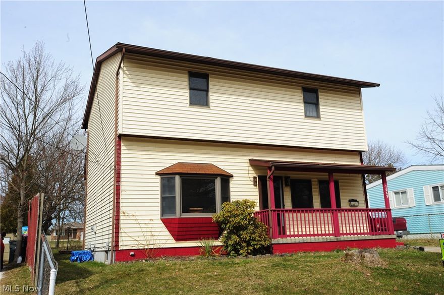 This beautiful home offers some unique yet practical features. It is situated in an area of well kept homes and nicely maintained street. Spacious backyard offers much room and privacy. The best feature of this home is the 1st floor Master bedroom with easy access to a full bathroom. This bedroom is currently set up as a home office and the private entry from the back patio. Another best feature is a very spacious upper level main bedroom with slider to private balcony, double closets and easy access to another full bathroom. The trim work, the updates and the great condition of this home give a pleasant viewing experience. Other 3 bedrooms on the upper level are very spacious. This is such a great price for a 4 bedroom, 2 full bathroom spacious home. Kitchen features a newer laminate flooring. Beautiful living room invites plenty of natural light as the bayed window has beautiful woodwork. Formal Dining Room off kitchen features high ceiling. Partially finished basement id great for e