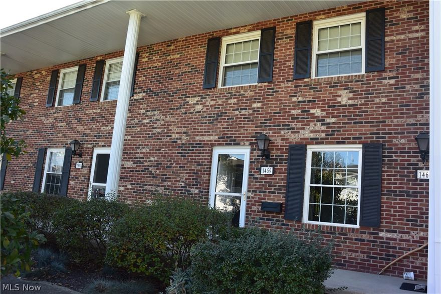 Beautiful condo.  2 bedrooms, 1.5 baths, finished basement and enclosed courtyard for entertaining.  Many new updates: carpet 2017, front door, windows 2012, main bath updated, bath vanity, flooring and paint.  Dishwasher 2017, refrigerator 2009, H20 tank 2005.  Condo fee $140/month.