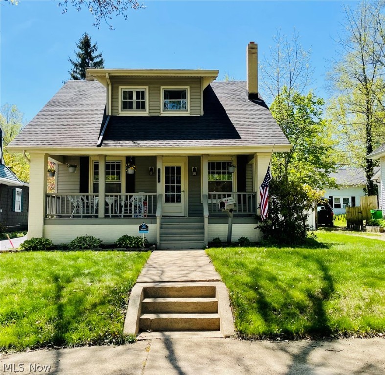 Adorable & Updated Cape Cod in the heart of Alliance, Mount Union area! This attractive home offers the charm and quality of years gone by, yet is updated to reflect todays modern amenities! Welcoming, front porch leads into this Craftsman style home with hardwood floors & high ceilings topped with crown molding in living and dining rooms. The modern kitchen has left no detail unfinished! From the granite counters, subway tiled backsplash, stainless appliance and finishes, you'll fall in love! Back door leads to rear deck, back yard and 2 car garage. There is a nice office space in the rear of the garage. Head upstairs to the gorgeous subway tiled full bath with re furbished claw foot tub, all newer floor tile, granite topped vanity flanked by trendy light fixtures and mirror! Three nice bedrooms, good closet space and hallway linen closet complete the upstairs. Additional comfortable living space is found in the finished lower level rec room with storage and nice carpet. Full bath an