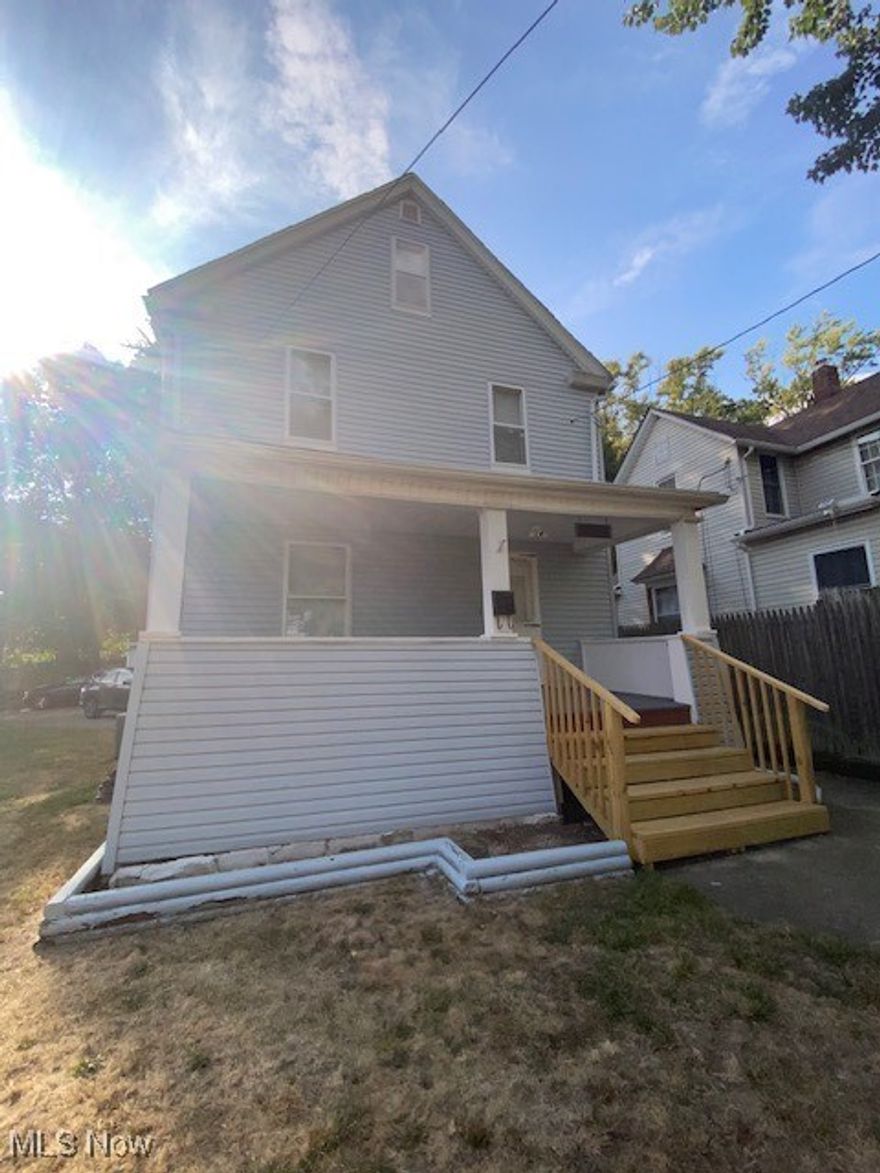 Welcome to this completely updated 3 bedroom 1 bath home in Kenmore. This property features hardwood flooring throughout, fresh painted walls, new kitchen countertops and so much more! Enjoy a quiet evening relaxing on the front porch. Central air and a spacious 2 car garage. Kitchen appliances include an oven/range, refrigerator and microwave. Rent is $1300 per month plus all utilities. No pets allowed.