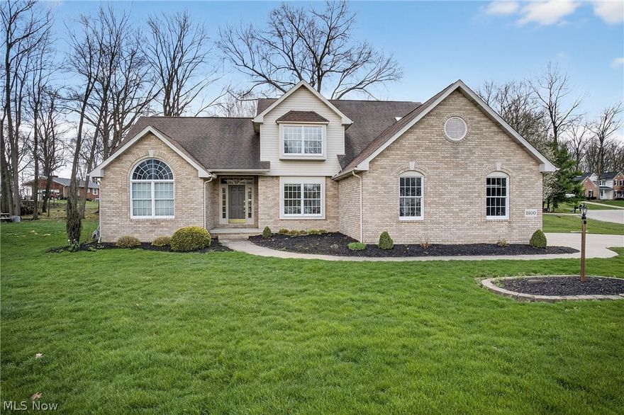 Welcome Home to this classic all-brick 4-bedroom, 2.5-bath home on an oversized 0.5+ acre lot  with 3-car heated garage in Jackson Township. Great layout, plenty of space, and just waiting for your personal touch.

Step into a large vaulted great room anchored by a fireplace — open, bright, and made for gathering. Formal dining room for holidays, plus a large eat-in kitchen with room for everyday meals and entertaining. 
First-floor laundry adds convenience to daily routines. As well as a half bath for guests. A first-floor primary suite offers privacy with a large en-suite bathroom and walk-in closet complete the main floor. 

Upstairs: three good-sized bedrooms and a full bath, perfect for kids, guests, or home office. 

This home is close to school, easy access to shopping & commutes.  — schedule a showing today!