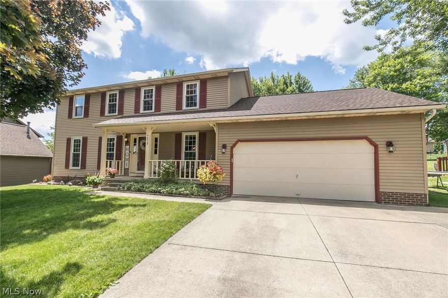 Welcome to 4258 Bunker Lane! This home features 4 bedrooms, 2 full/2 half bathroom and is located in popular Partridge Highlands! The home boasts an oversized 2.5 car garage with plenty of space for a workshop, storage, and lawn care items. The kitchen has beautiful oak cabinets, ceramic tile floors, bay window over looking the back yard and dining area. The front living space is perfect for a play area or formal living room. Off of the kitchen is the dining room, perfect for hosting. The nicely sized family room is off of the kitchen with french doors leading to a large three season sun room. There are sliders to the deck, patio, and fenced back yard. Upstairs you will find a large master suite w/master bath and walk-in closet. Three additional bedrooms and a full bath complete the 2nd floor. The  finished rec room is great for a kids toy area or entertainment area. Updates include: Furnace/Central Air 2011, Roof 2014, Windows 2016, Carpet 2019, and Freshly painted. Call for your priv