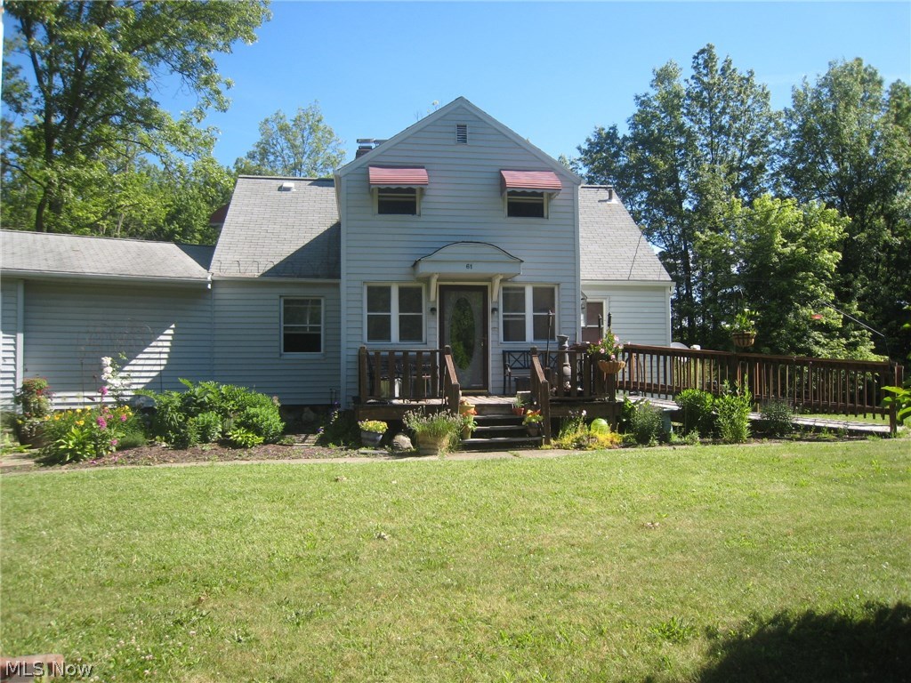 What a wonderful unique property!!! This five bedroom two full bath home sits on over 2 acres. The eat-in kitchen includes all the appliances, with a sliding door which leads to a large deck over looking the wooded lot. The living room has stone fireplace and hardwood floors. There are 2 bedroom on the first level as well a full bath. The second level has 3 bedrooms, with a full bath and upstairs laundry. There is also a bonus room 22 x 40. This room has potential to be many things. It is a great space for a home business, artist studio or huge living space with a separate entrance. There is a 2nd laundry room in the homes full basement. The 2 car attached garage has access to the basement. There is also separate 30 x 24 outbuilding/workshop on the property. You could relax and enjoy in the wonderful outdoor space. This property is zoned for multi use. Boston Township to approve use.