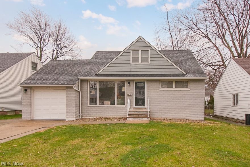 This gorgeously renovated cape cod is a unique find that won't last long! Fully updated from top to bottom, inside & out, this home offers charm, modern conveniences & plenty of space to spread out! Step inside to find a large living room flooded with natural light from the beautiful floor to ceiling picture window. The gorgeous luxury vinyl plank flooring found here extends throughout the rest of the main floor as well. The stunning eat-in kitchen offers every amenity, including quartz countertops with bar seating, wrap-around cabinets for plenty of storage, lovely subway tile backsplash in delicate warm tones & newer stainless steel appliances! All throughout the home you'll find high end finishes and stylish design, including premium light fixtures, freshly painted walls & trim, new fixtures & hardware and more! The main floor offers 2 bedrooms and a renovated full bathroom as well. Upstairs the large finished dormer provides 2 additional bedrooms & a convenient, newly remodeled hal