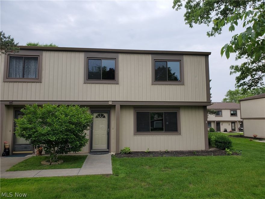 Maintenance free living!! This 3 bedroom, 1.5 bath condo features new carpet throughout the 2nd story. Located in the quiet and safe Harbour Lights neighborhood. Neighborhood offers a tennis court, 2 pools, playground, and a beautiful lake. The convenient location provides easy access to Interstates, as well as Southpark Mall and Cleveland International Airport.