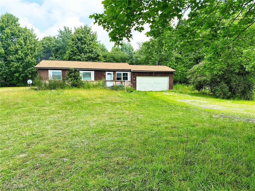 Take a look at this 3-bedroom, 2-bathroom ranch house, located on a spacious 0.89-acre lot. This property is on sale "as-is", meaning the seller will make no repairs.

The home needs some care, but it's a great chance for a buyer ready to put in a little work or an investor looking for a new project. It comes with a two-car garage and plenty of outdoor space, perfect for customization.

It's important to note that buyers will need to perform their due diligence prior to making an offer. Property is sold  As-IS.
This property offers excellent potential for those ready to invest some effort. Don't miss this opportunity. Reach out now to learn more about 3640 Parkman Road Northwest, Warren, OH.