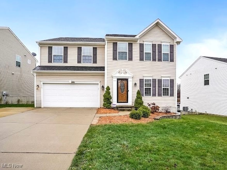 1465 Crescent Drive – A Turn-Key Gem in Meadow View Estates in Streetsboro. Welcome to this stunning 4-bedroom, 4-bath home offering 4,000 sqft of living space in the desirable neighborhood! Immediate occupancy upon deed transfer! With 9-foot ceilings on the main level, a fully finished basement, and beautiful pond views, this home is truly move-in ready with lots of mechanical and cosmetic updates! Step inside the inviting foyer, where custom railing and wainscoting set the tone for elegance. The main level features newer solid hardwood floors and includes a home office/den, a formal dining area, and a convenient half bath. The spacious eat-in kitchen boasts granite countertops, ample cabinetry, a pantry, and stainless steel appliances—all included. Double doors off the kitchenette lead to the privately fenced-in backyard, complete with a deck and patio overlooking the pond. The living area is warm, spacious and welcoming, featuring an electric fireplace with custom built-in shelving. A mudroom with storage connects to the attached 2-car garage, providing practical space for everyone. Upstairs, you’ll find all four spacious bedrooms, plus a loft at the top of the stairs—perfect for an additional sitting area or play space + second floor laundry and a full bath. The primary suite is a true retreat, offering double closets with custom built-ins, a dual vanity, a soaking tub, and shower. The finished basement adds 1,200 sqft of versatile living space, complete with a bar, full bath, and an additional room that can be used as a workout area, playroom, or even a fifth bedroom—the possibilities are endless! Additional highlights include: Expanded driveway, Newer water softener system, tankless water heater, full-house humidifier, HVAC & ample storage throughout. Nestled in a neighborhood lined with sidewalks, yet conveniently located near restaurants, shopping, I-480, St Rt 43, and St Rt 303. Don’t miss your chance to own this exceptional home—schedule your tour today!