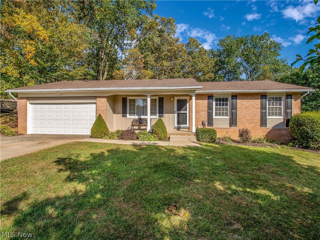 Welcome home Stow buyers! This is the RANCH home you have been waiting for! Meticulously maintained and well cared-for home. The entire home has had a complete makeover! Large eat-in kitchen overlooks a spacious family room with a gas fireplace and sliding glass door to the outdoor patio with a gas line ready for your outdoor grill. The living room has had the hardwood floors redone and is bright and airy with lots of natural light throughout! Master bedroom comes with an attached bath! Updates include, new neutral paint throughout, hardwood floors redone, new fixtures in bath, new paint in basement. New sump pump 2019, a/c unit 2009, roof, siding, hot water tank have all been replaced in the last 5 years, keyless entry to garage. Radon mitigation system installed. You have the option of purchasing a yearly membership to the Wyoga Lake HOA which gives you lake access, pavilion, and a playground for recreation. Nothing to do but move-in! Please call your favorite realtor to make
