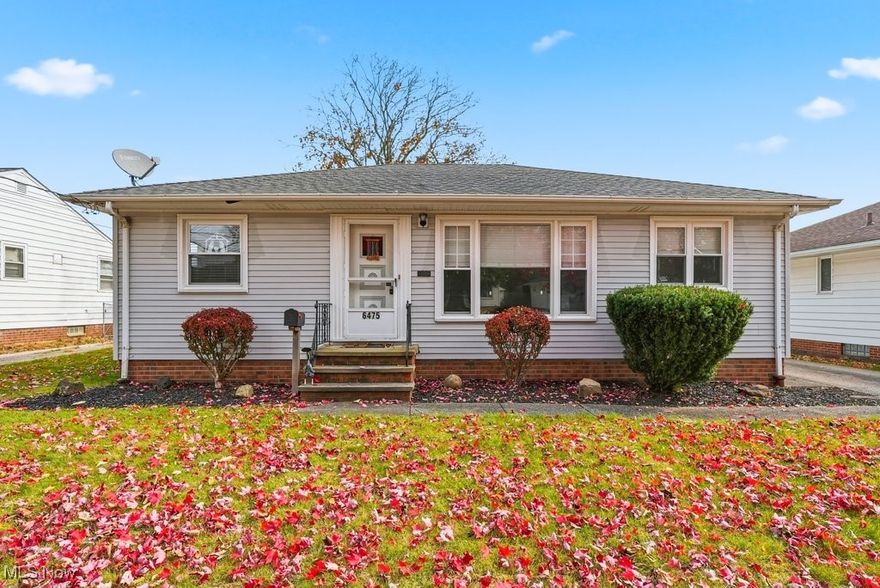 Come see this Parma Heights beautifully updated 3-bedroom, 1.5-bath ranch that blends classic charm with contemporary finishes. Beautiful wood floors flow throughout the main living areas, leading to a stylish kitchen featuring white cabinetry, granite countertops, and stainless-steel appliances — perfect for both everyday meals and entertaining. Enjoy outdoor living in the spacious, fenced-in backyard complete with a covered patio ideal for relaxing or hosting gatherings. The large, finished basement offers a versatile family room, providing ample space for movie nights, playtime, or a home office. Close to Big Creek Reservation, 10 minutes to Hopkins airport and 15 minutes to downtown Cleveland.