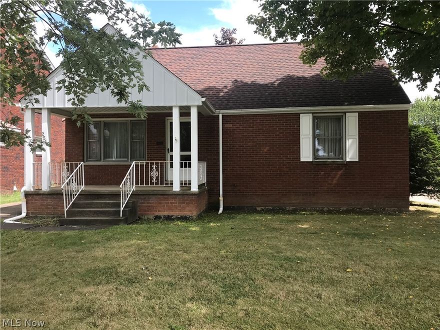 Calling all investors...seller is leaving everything! Great rental property or the perfect home for a first time Buyer.  Charming and well kept all brick, 1 1/2 story home with a detached 2 car garage. Seller is leaving all furniture and appliances! Sitting on a deep lot with plenty of space for a garden. Full basement with a toilet, shower and utility sink.  The huge basement offers plenty of extra space.  The roof is 6 years old (complete tear off). The furnace was replaced 10 years ago. New Moen faucet with sprayer in kitchen.  New toilet in main bath  The second floor boasts a huge bedroom with plenty of storage closets and cubby.  Enjoy fall weather on the front covered patio. An opportunity such as this is rare!   Hurry before it’s gone!