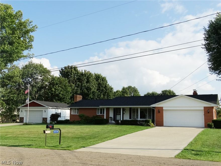 STOP and view this rare find in a lovely Jackson township location.  This beautifully remodeled ranch offers an oversized two car attached garage (25x21) and a fully insulated two car detached garage workshop (24x30) offering reznor heating, air lines with oilers , electric, water, and more. Hurry and make your appointment before it is gone. The kitchen remodeled in 2015  features  white raised panel cabinets, quartz counters and glass and metal back splash, new flooring and a full complement of appliances.  You'll love the main bath which offers double sinks with quartz counters, grey cabinets and updated flooring.  Spacious bedrooms, living room, family room plus rec room areas .Two full baths.  Looking for a first floor laundry?  I'll show you right where you can put it.  Three season sun room plus deck and fenced yard make this an ideal home for an active lifestyle  From the roof (2016) to the heating system (2015)this home has been updated.  Call today to view.