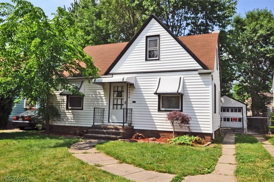 Great Opportunity with this Renovated Bungalow on a wonderful street!  Stunning updated eat-in Kitchen with white cabinets and beautiful counter-tops...range/over -2016...recessed lighting...Large Living Room with hard wood floors and more recessed lighting and ceiling fan...Loads of fresh neutral paint...all new windows - 2016...Two ample size bedrooms on the 1st floor with hard wood floors and ceiling fans...Renovated full bathroom with ceramic tile floors and dark wood vanity! 2nd floor offers bedroom #3 and a bonus room!! built-in shelves and new carpeting...Full basement with Comfortmaker brand forced air gas furnace...GE 40 gallon hot water tank, updated electrical box and more!  Exterior provides a fully fenced backyard, one car garage, vinyl siding home and more!!  Minutes to I-90 and 20 minutes to Downtown Cleveland!  This homes shows great and is a MUST SEE home!!  Move-in condition!