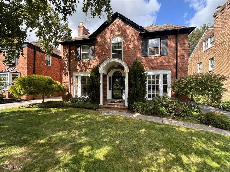 Welcome to this gorgeous all-brick colonial home located on the most desirable street in University Heights. Boasting 2,300 square feet of living space, this stunning 4-bedroom, 3.5-bathroom residence offers a perfect blend of classic charm and modern convenience. The inviting front family room is highlighted by expansive picture windows that flood the space with natural light, and a cozy gas fireplace that adds warmth and ambiance. The kitchen is a chef’s dream, featuring granite countertops, a double oven, a large pantry, and a cozy eat-in area complete with a butler pantry. The first floor also includes an additional living room, providing ample space for relaxation or entertaining, with seamless access to the back deck and expansive backyard. Retreat to the massive master bedroom on the second floor, where you’ll find two additional spacious bedrooms and newly installed French doors leading to a private balcony. The fourth bedroom, located on the third floor, offers privacy and comfort, complete with its own full bathroom. The finished basement is a versatile space, perfect for a home theater, game room, or additional living area, and includes a second fireplace and full egress windows that allow natural light to pour in. This home also features the rare convenience of a 2-car attached garage. With its prime location and exquisite features, this University Heights gem is a must-see!