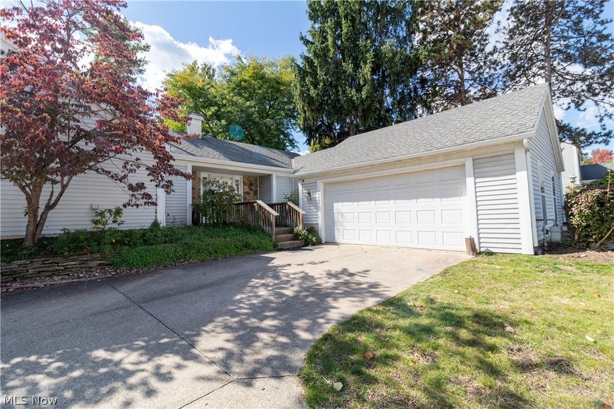 Enjoy convenient one floor living in this 3 bed, 2 full bath detached ranch cluster in the High Point Development in Strongsville!  Gorgeous soaring ceiling in the great room with decorative fireplace and sliding glass doors which lead to the cement patio out back.  The large kitchen features an L-Shaped countertop, separate dining area, plus flex space off the garage.  The large 2 car garage offers extra closet space and tons of storage.  The master bedroom has 2 closets and an attached master bath en-suite.  The entire condo features new flooring throughout and is freshly painted.  All appliances including washer/dryer are included and pets will be considered with additional pet deposit.  Take advantage of the development’s amenities, including a club house, Olympic sized pool, tennis courts, and huge playground.  Schedule your tour today!