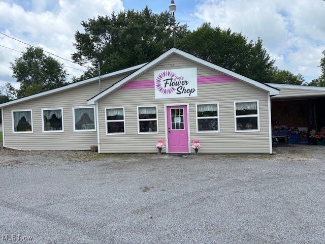 Purchase this building and inventory. The floor plan is very useful, was a flower shop, still could be. The inventory was used in the flower shop. Call for details. The possibilities are endless and are waiting for you to make it thrive again. Walk in cooler.