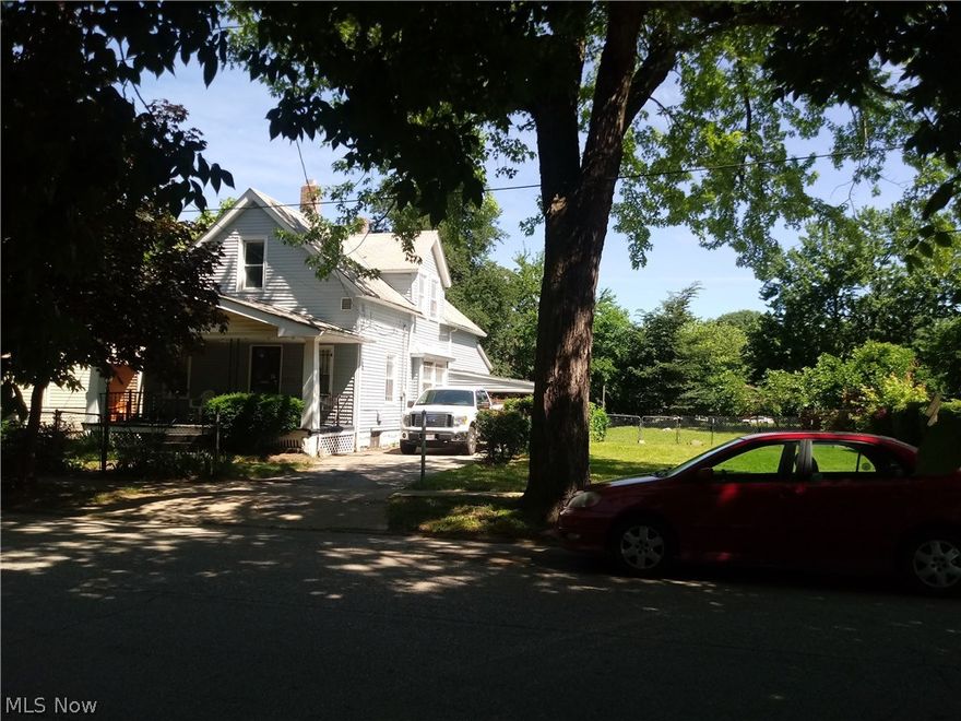 3 bedroom house with bonus buildable adjacent fenced in lot.  1st  floor master bedroom.  Custom bathroom on 1st floor.  2 big walk in closets.  Minutes away from VA hospital and Cleveland Clinic.  Rear deck.  Central air.