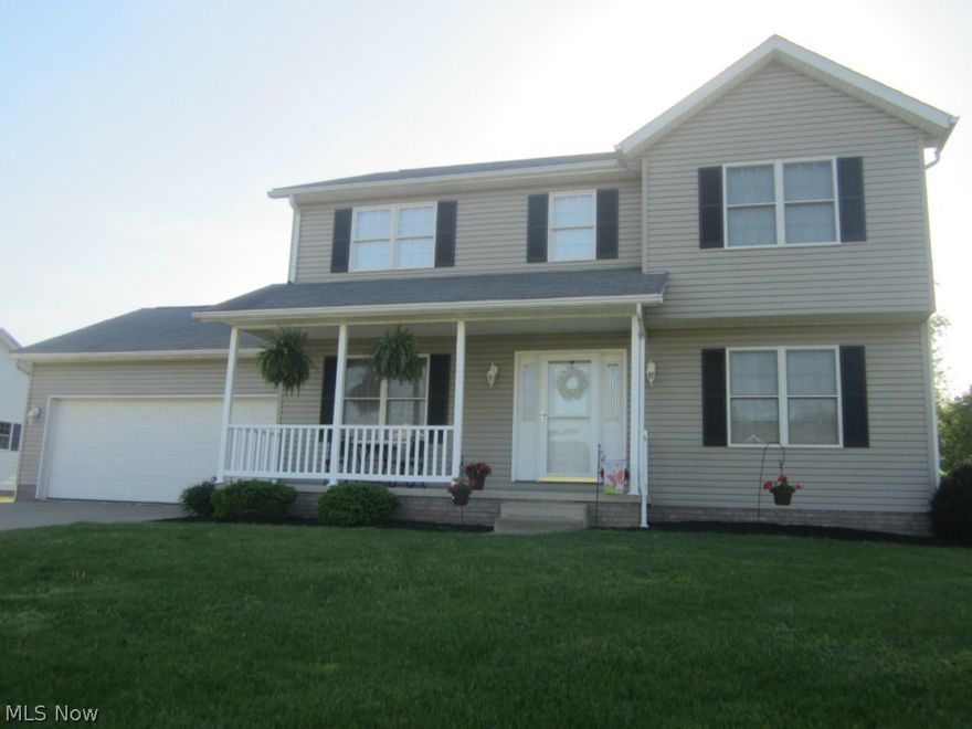 Beautiful 2 story, 3 bedroom home with 2 1/2 baths. Finished lower level with family and exercise room. Finished in 2012. Carpet in main level, new in 2012. Freshly painted in 2012. This home also includes central vac, sprinkler system and water softener. Appliances stay. Nice back patio. 2 car attached and a 24x38 2 car detached garage with electric. Sellers offering a 1 year American's Preferred Home Warranty.  Any mineral rights seller would own transfers to buyer.