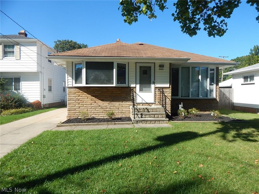 This home has just been renovated and is waiting for the right buyer.  There is ceramic tile in the updated kitchen and hardwood throughout the rest of the first floor.  The first floor bath has been updated.  The lower level is paneled with newer carpeting and a second updated full bath.  Newer light fixtures, garage door and hardware throughout this home.  A must see!