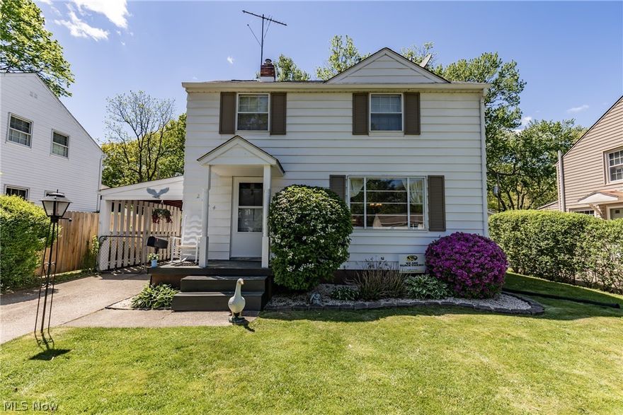 Welcome to this charming Colonial home in Cuyahoga Falls! This home boasts a large living room with lots of windows for natural light to shine on those beautiful hardwood floors.  Off the living room is the dinning that is connected to both the kitchen and steps down into a family room. This set up is perfect for entertaining! The kitchen is all updated with with white shaker cabinets, , subway tile back splash, new counter tops, and stainless steel appliances. The family room has a sliding glass door for access to the wonderful fenced in backyard! Three nicely sized bedrooms all with the beautiful hardwood floors! This house also has the perfect location with close access to shopping, the highway, restaurants, and the River!