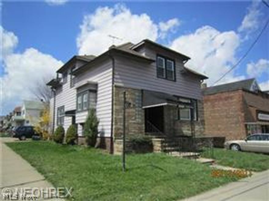 Perfect for an owner/operator business.  Was a former dentist office.  Currently rental is $800 month.  Updated with new roof '13/newer windows/gutters/ new central air.  First floor could be office/ 2nd floor has 2 bedrooms, living room, kitchen.  Newly painted interior.  Privacy fence.  Large parking area & 2-car garage & deck.  This is a great location in the Cleveland-Old Brooklyn neighborhood.