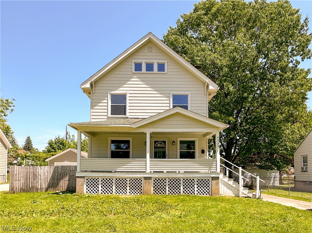 This renovated Handel's Neighborhood home featuring a spacious kitchen, formal dining room, and one-car detached garage is conveniently located proximate to many nearby amenities. Updates in the last year include furnace and central air conditioning, light fixtures, fresh paint throughout, refinished hardwood floors, glass block basement windows, garage door, and more. This home also has vinyl replacement windows. Purchase of this home is limited to buyers who commit to owning and occupying the home.