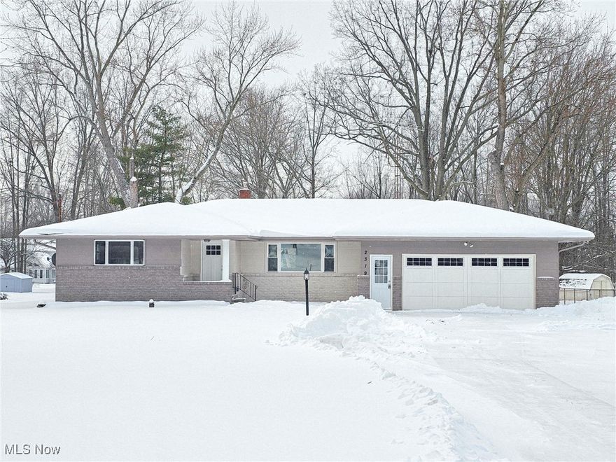 New New New! Located in a highly sought after area on just under an acre, this stunning 3 bedroom brick ranch has been completely transformed. Step into the spacious living room, perfect for entertaining or relaxing, and continue into a fully renovated kitchen featuring new cabinetry, granite counters, and all new stainless appliances. The inviting family room showcases a new sliding door that opens to a brand new deck, ideal for outdoor gatherings and enjoying the expansive yard. The first floor offers 3 generously sized bedrooms and 2 completely new full bathrooms, all thoughtfully updated with modern finishes. Downstairs the wide open basement provides endless possibilities- recreation room, home gym, office or additional living space and includes a new half bath for added convenience. Everything has been redone. Super nice, move-in ready, and loaded with upgrades-this one won't last long! Schedule today!
