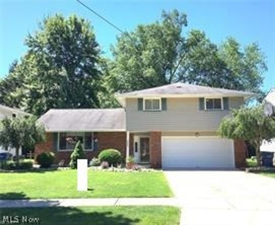 Gorgeous home in the most desirable neighborhood in the heart of Fairview Park! Bright, spacious and open layout * 4 Bedrooms and 3.5  baths * Family room features brick wood burning fireplace, half bath and access to extended sun room*  * Large master bedroom with full bath * Split level with basement * Large open backyard  with remote controlled awning on the beautiful deck* vinyl siding and attached 2 car garage *TV in the family room stays* Minutes to I-480 *.  Don't miss out, call for your private showing today.