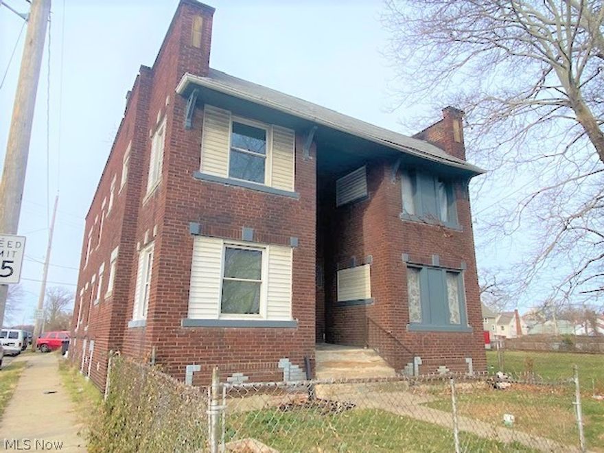 Look at this 4-unit brick building at 380 Eddy Road in Cleveland! Corner lot, street parking! Well maintained building with each unit having One bedroom, kitchen, full bath, living room areas, spacious! All new furnaces and hot water tanks! Stairs rebuilt 2021! Tenants pay gas and electric! Take ownership as a resident and start your investing as an owner occupant with a first hand look at property management or take and add another cash flowing property to your portfolio! This huge 4-unit building has had some updates done to the property in last few years including but not limited to updating bathrooms with tile tub surroundings and vinyl flooring. Some units have original hardwood floors. Bigger sized Kitchens in the units. The back deck roof was rebuilt with new wood, reinforced for longer use and weather conditions. Unit 2: $650,  Unit 4: $685, Unit 3 new tenant for January being placed at $650, Unit 1: eviction in process. Average seller water/sewer $3K/year.  This Property is ea