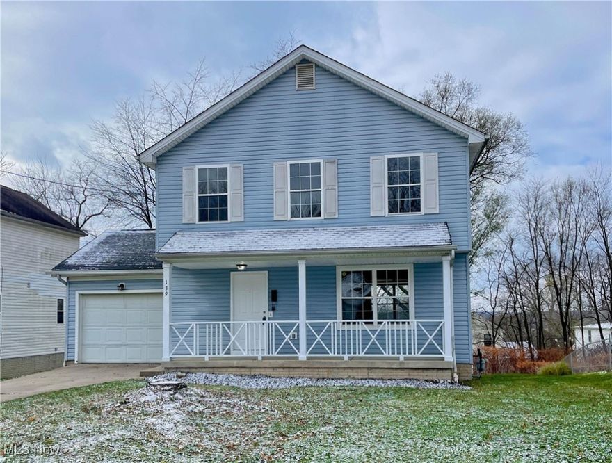 Welcome home!  3-bedroom, 1.5-bath home situated on a sidewalk lined cul-de-sac street.  The covered front porch welcomes you. Inside, you'll find a spacious living room with brand-new carpeting and fresh paint throughout the home. The formal dining room and  kitchen share the same vinyl LTV flooring and the kitchen has new countertops and ceramic backsplash, and comes equipped with with the stove, refrigerator, and dishwasher.  A convenient 1/2 bath completes the 1st floor. Upstairs, the Owner's bedroom has new carpeting and a walk-in closet, while the second bedroom also offers new carpeting and a walk-in closet. The third bedroom includes a double closet and new carpeting as well. The full bath features a tub/shower combo. 
The full basement offers ample storage or potential for additional living space. 1car attached garage. This well-maintained home is move-in ready and waiting for its next owner! Don’t miss out—schedule your private showing today!
