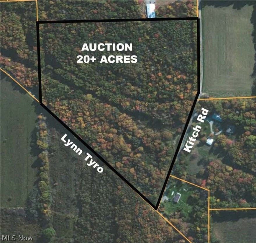 Absolute auction, owners will sell all to the highest bidder on location: THURSDAY – JUNE 23, 2016 – 6:00 PM
21+ Acres Vacant Wooded Land
Mineral Rights Transfer – Over 2000’ of Frontage on Two Roads – Otter Creek Twp. – Mercer Co. PA.
Commodore Perry LSD – Convenient Location to I-79, I-80
Parcel ID#20-058-065
TERMS ON REAL ESTATE: 10% down auction day, balance due at closing. Buyer's premium of 10% to be added to the final bid to establish the purchase price. Any desired inspections must be made prior to bidding. All information contained herein was derived from sources believed to be correct. Information is believed to be accurate but not guaranteed.
