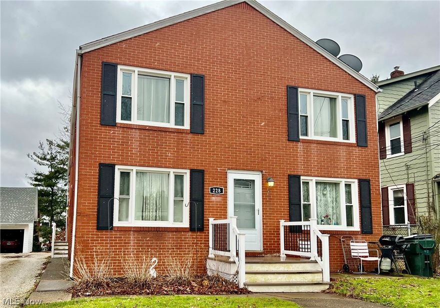 Fabulous location within walking distance to downtown North Canton - convenient to shopping, parks, restaurants and entertainment. North Canton City Schools. 6 unit apartments with 2 floor plan styles and separate utilities. 1 bedroom units. 4 of the 6 units have been updated. Vinyl replacement windows, shingles approx +/- 10 years old, Trex decking and vinyl rails. Great investment opportunity. Huge potential. Needs some TLC. Selling as a package with MLS# 4433877 - duplex 226 Bachtel St SW, North Canton, OH 44720. Shared driveway with 226 Bachtel property. Being sold as is. Rental Registration is required with the City of North Canton.