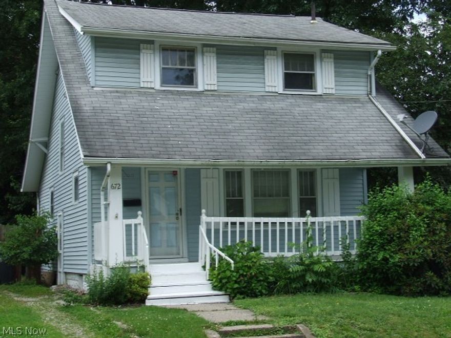 North Hill colonial with big eat-in kitchen and loads of countertop space!  All appliances stay, including washer and dryer.  Large living room with ceiling fan. Formal dining room with chair rail and slider to the 2 level deck.  Fenced back yard and storage shed. Three bedrooms upstairs have new carpet.  Large main bath.  Full basement is partially finished. Freshly painted front porch.  Come see the possibilities for yourself!