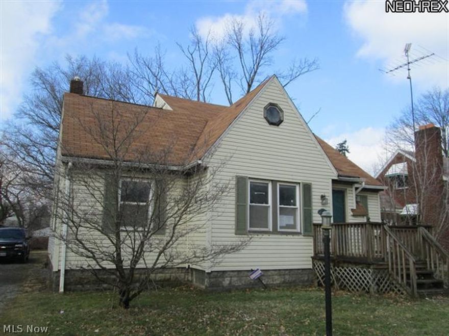 Nice 2-3 bedroom ranch, oak kitchen, dinette area, living room with fireplace, 2 bedrooms, there is a room in the rear of home that could be used as 3rd bedroom or family room, leading to the rear deck, full basement and more.