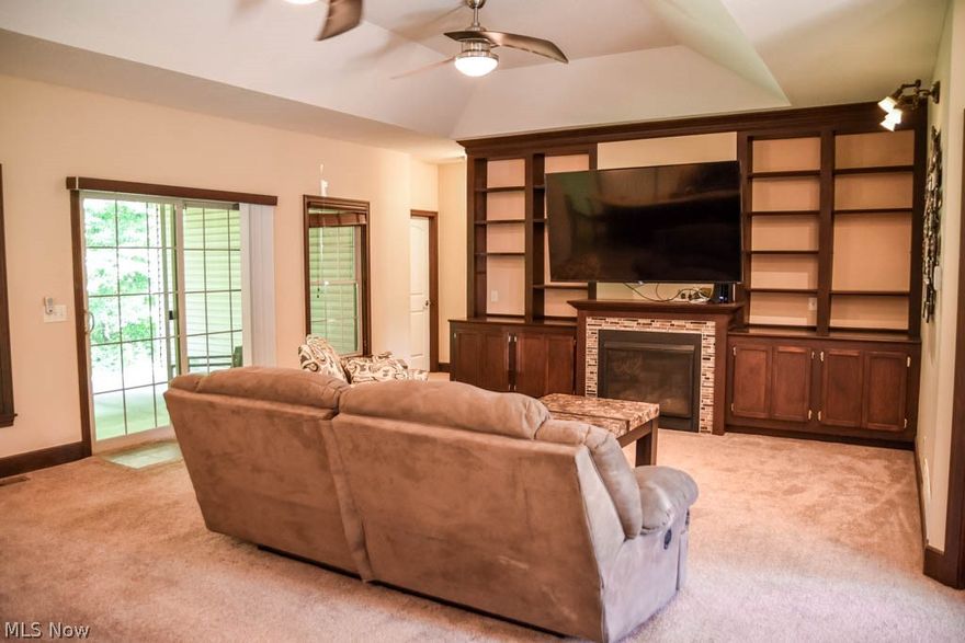 Breathtaking 4 bedroom, 3.5 bath ranch in Treemont Estates with a 3-car attached garage! Amazing first impression as you enter an open floor plan with a chef's dream kitchen! Stunning granite counters, large breakfast bar, stainless steel Samsung appliances and a pantry! Kitchen has a dinette that opens to a unique feature: an indoor exercise pool! Set against a wall of windows and featuring jets for you to swim against the current! The other side of the kitchen opens to a great room with built-in shelving, a fireplace and sliding doors to a covered porch. French doors reveal a first floor office. Down the hall, there’s built-in bench seating, a coat rack, a half bath and laundry room before you arrive in the master. The master suite is fit for royalty! Huge room with cathedral ceilings, a picture window and a sliding door to the indoor pool! It opens to a 20x13 master bath with dual sinks, marble countertops, walk-in tiled shower with marble shelving and a corner jetted tub and a 19x8