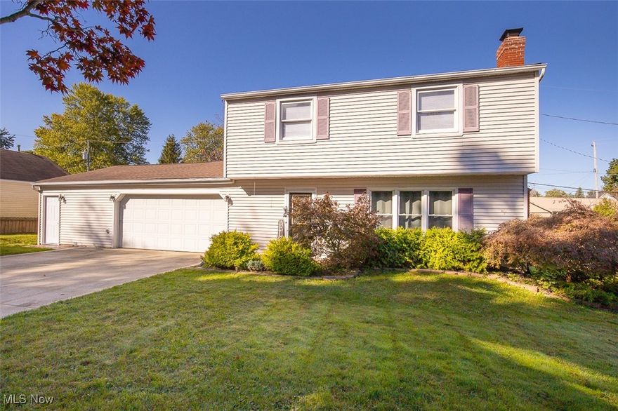 WOW! Welcome to this MOVE IN READY 4 bedroom, 1.5 bath colonial located in North Madison! The interior has been nicely updated with fresh paint, new flooring and a gourmet kitchen! Addition off of the kitchen adds extra eating space plus an additional family room. Private fenced yard. Extra large 2 car garage plus an additional indoor parking space to fit a 3rd car or your toys! Seriously, all you have to do is drop your furniture and move in!