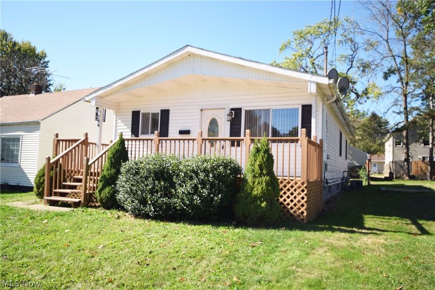 This one is a great find! Totally move in ready Ranch! 3 bedroom, 1 bathroom on first floor with spacious eat-in kitchen. Living room with new carpet and finished recreation/family room in the basement with bar. Basement includes hook-up for washer/dryer, brand new water heater(2017) and updated furnace with updated central air! Newer roof and siding! Off street parking and patio slab behind the house! Don't miss your opportunity! Call today to schedule your tour!