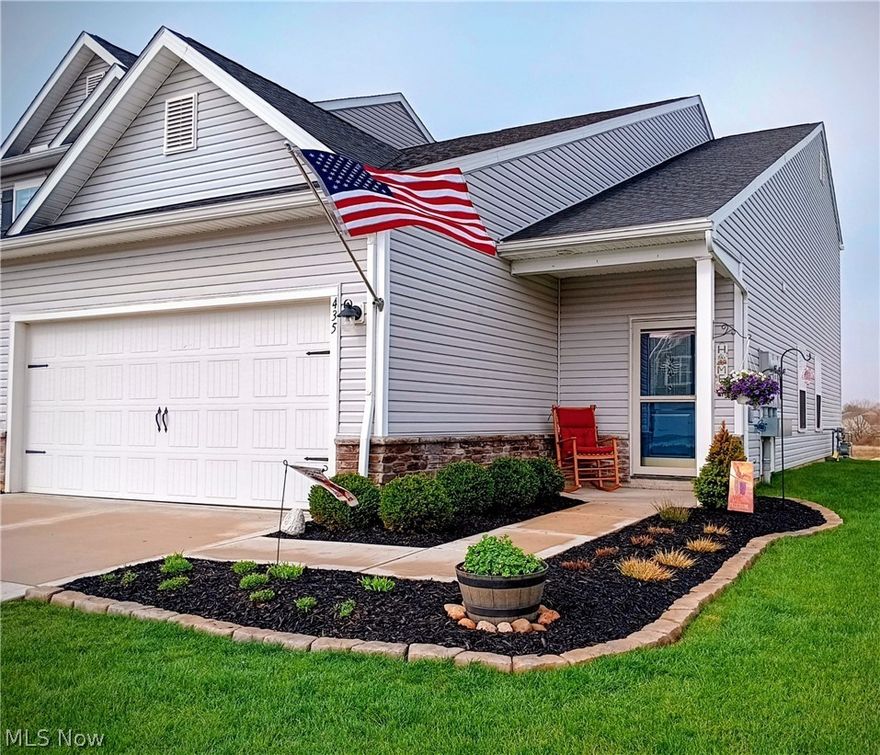 This hidden gem, built in the winter of 2023, is nestled right in the new Orchard Park neighborhood! Located in the Louisville School District, this K. Hovnanian-built home has much to offer, in addition to the even newer updates within the last two years. These updates include: 9x26 patio deck, new shed, new patio awning, new water conditioner, reverse osmosis water filter, continual hot water recirculation pump added to the hot water tank, added a linen closet to the first floor bedroom, cabinetry in the laundry room, luxury storm door, new window insert to the front door, upgraded the painting to the first and second floor, new Murphy bed to the third bedroom, and finished the garage walls and ceilings. Schedule your showing today!