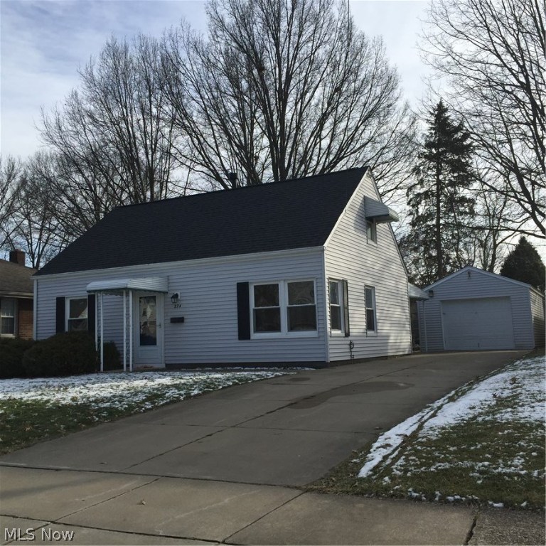 WOW! Charming Cape is ready to Move Right In! The first floor has an open floor plan. The kitchen has new countertops, new dishwasher, stove, refrigerator and ceramic title floor. New Roof 2015-New Furnace 2015-New Washer/Dryer-2016. The entire home has been freshly painted, new carpet and laminate flooring. New interior doors and hardware-texture ceilings-new trim. New light fixtures throughout home, front door and storm door. Covered patio with a fenced in yard. Detached one car garage. Great location convenient to Route 8 and the new Portage Crossings. Call for your private showing today.
